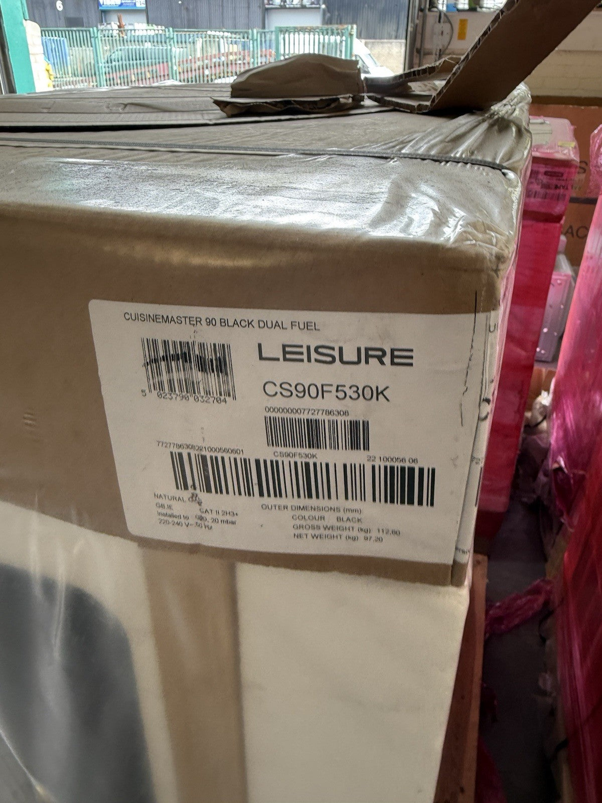 Leisure CS90F530K Freestanding Electric Range Cooker with Gas Hob RRP £1298