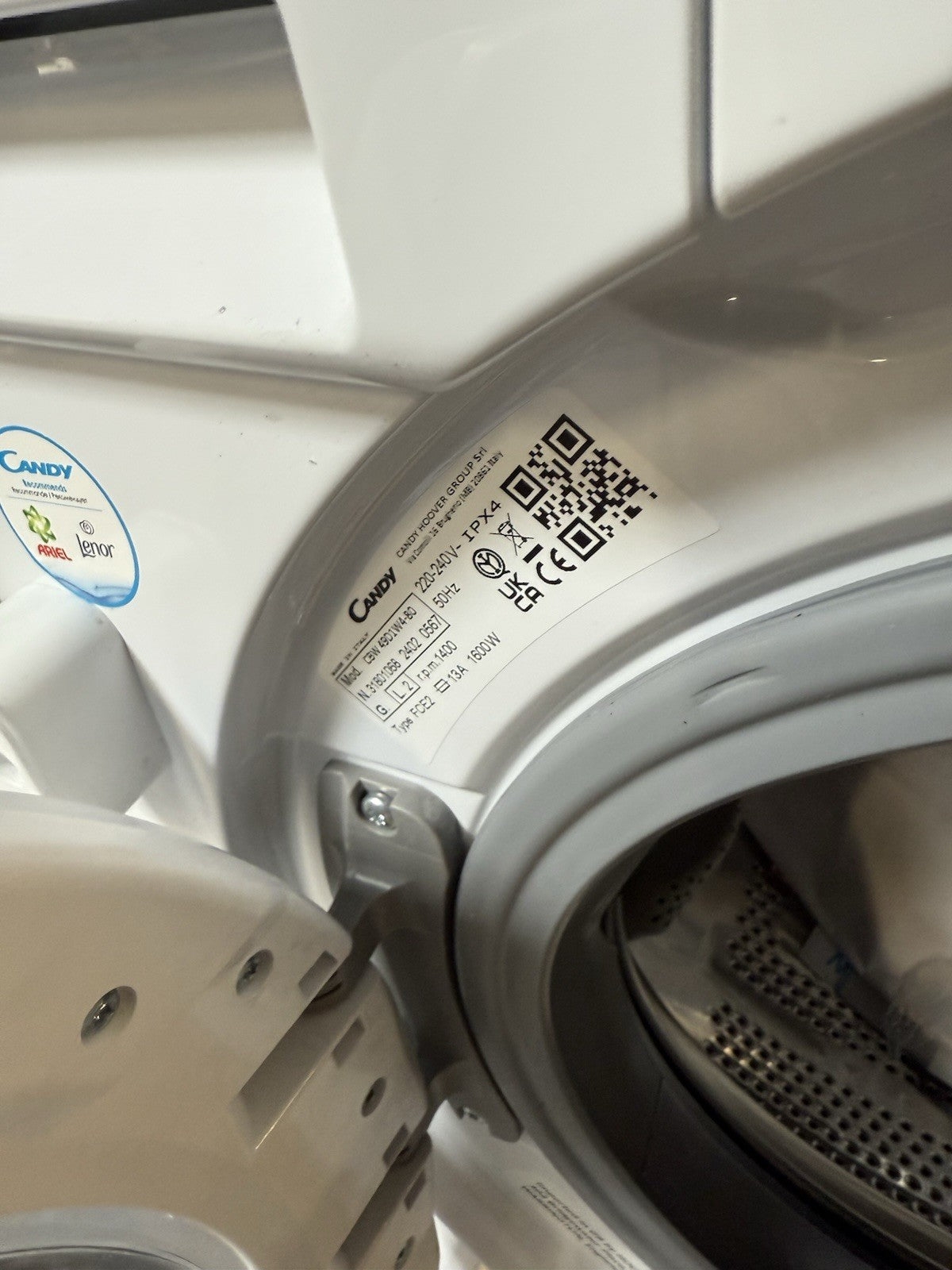 Candy CBW 49D1W4-80 9kg Built-in 1400rpm Washing Machine - White