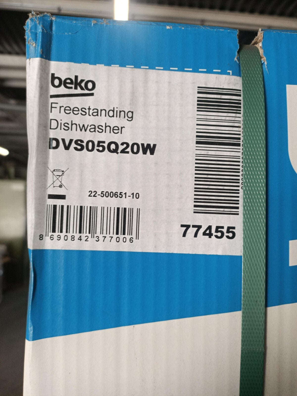 Beko DVS05Q20W Freestanding Dishwasher - New