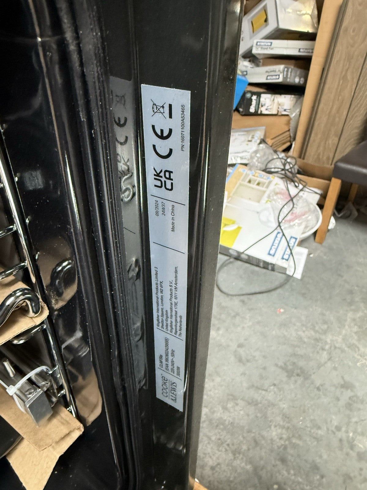 Cooke & Lewis CLMFBLa Built-in Single Multi-function Electric Oven - Black