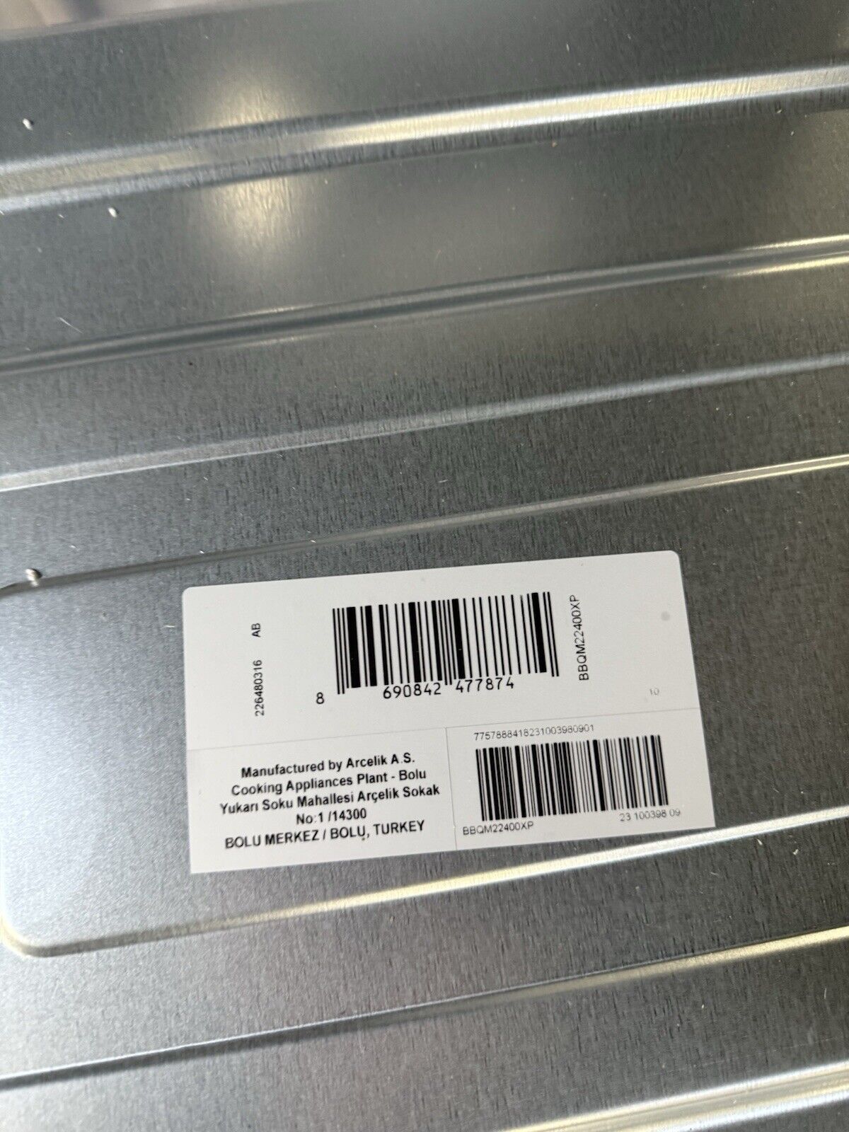 Beko BBQM22400XP Built-in Pyrolytic Single Pyrolytic Oven Stainless Steel Effect