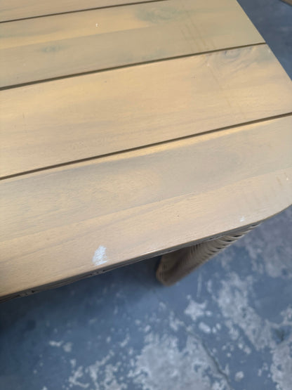 GoodHome Elos Beige Rattan Effect 9 Seater Modular Corner Dining Set RRP £1250