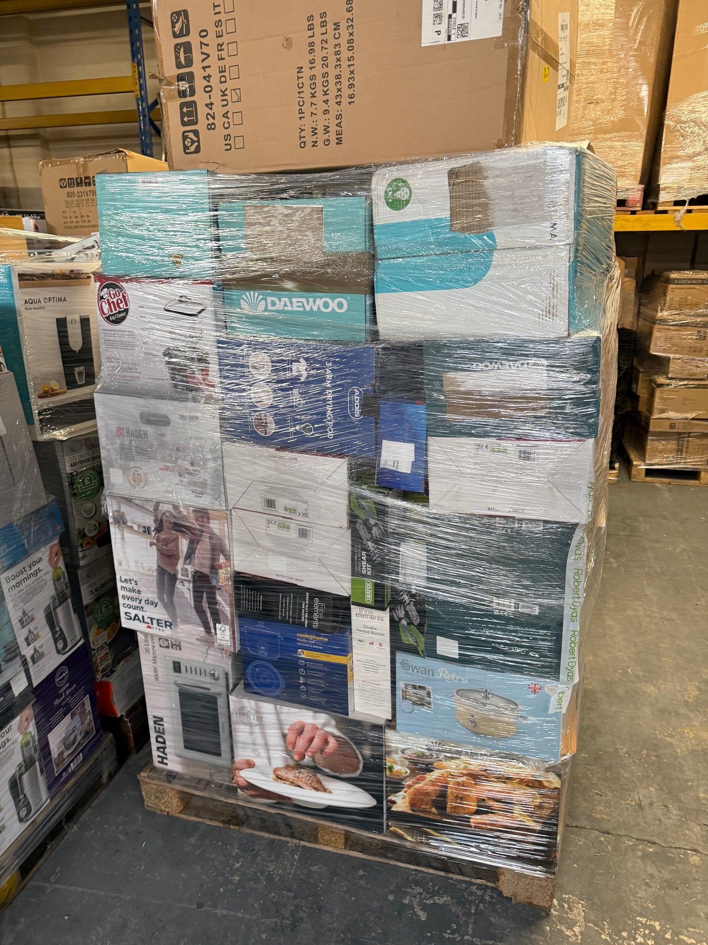 Mixed Electrical Return Pallet Joblot Wholesale Stock Untested Returns