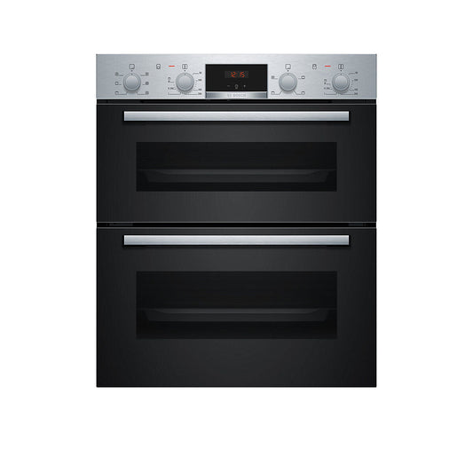 BOSCH Series 2 NBS113BR0B Electric Built-under Double Oven Stainless Steel /Used