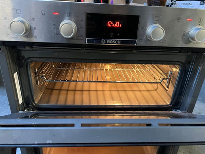 BOSCH Series 2 NBS113BR0B Electric Built-under Double Oven Stainless Steel /Used