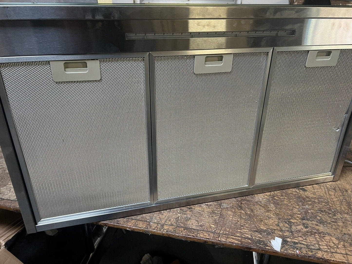 GoodHome AirSensor GHBH90ASBL Glass Box Cooker hood (W)90cm - Brushed stainless