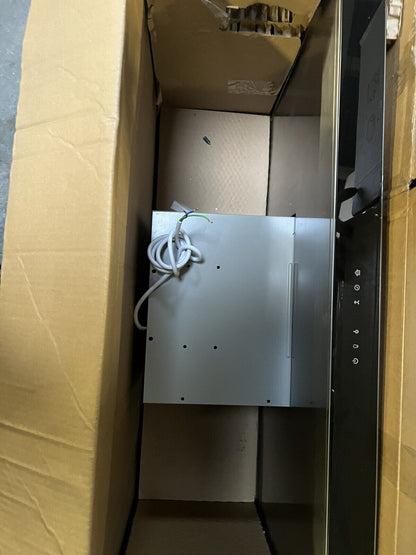 GoodHome AirSensor GHBH90ASBL Glass Box Cooker hood (W)90cm - Brushed stainless