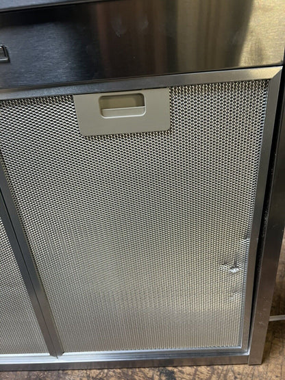 GoodHome AirSensor GHBH90ASBL Glass Box Cooker hood (W)90cm - Brushed stainless