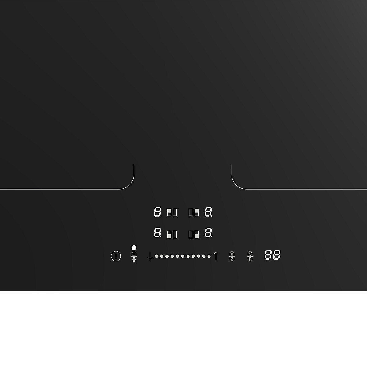 GoodHome Linksense GH4ZFXLK60 59cm Induction Hob - Black