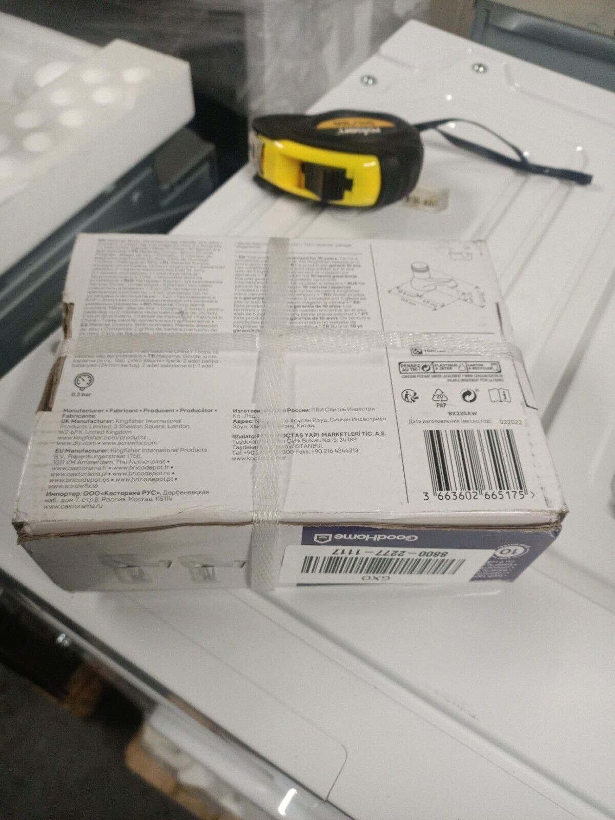 GoodHome Annagh Bath Pillar Tap, Pack of 2