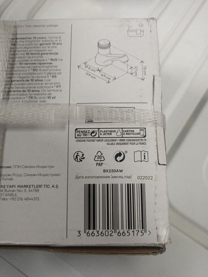 GoodHome Annagh Bath Pillar Tap, Pack of 2