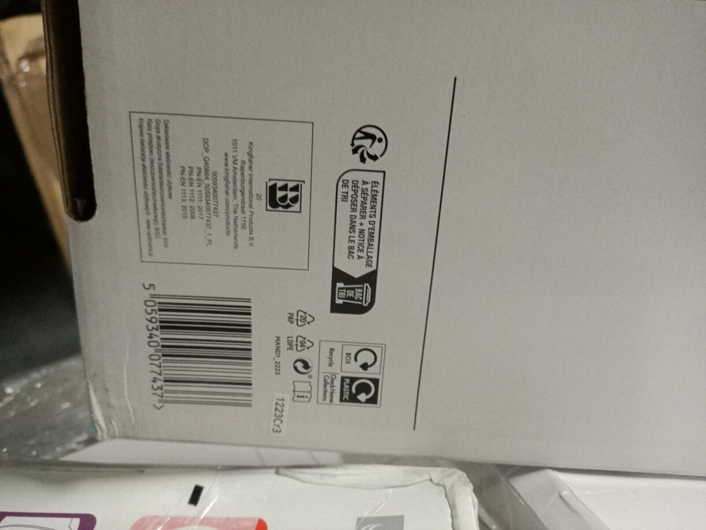 GoodHome Kever Chrome effect Shower