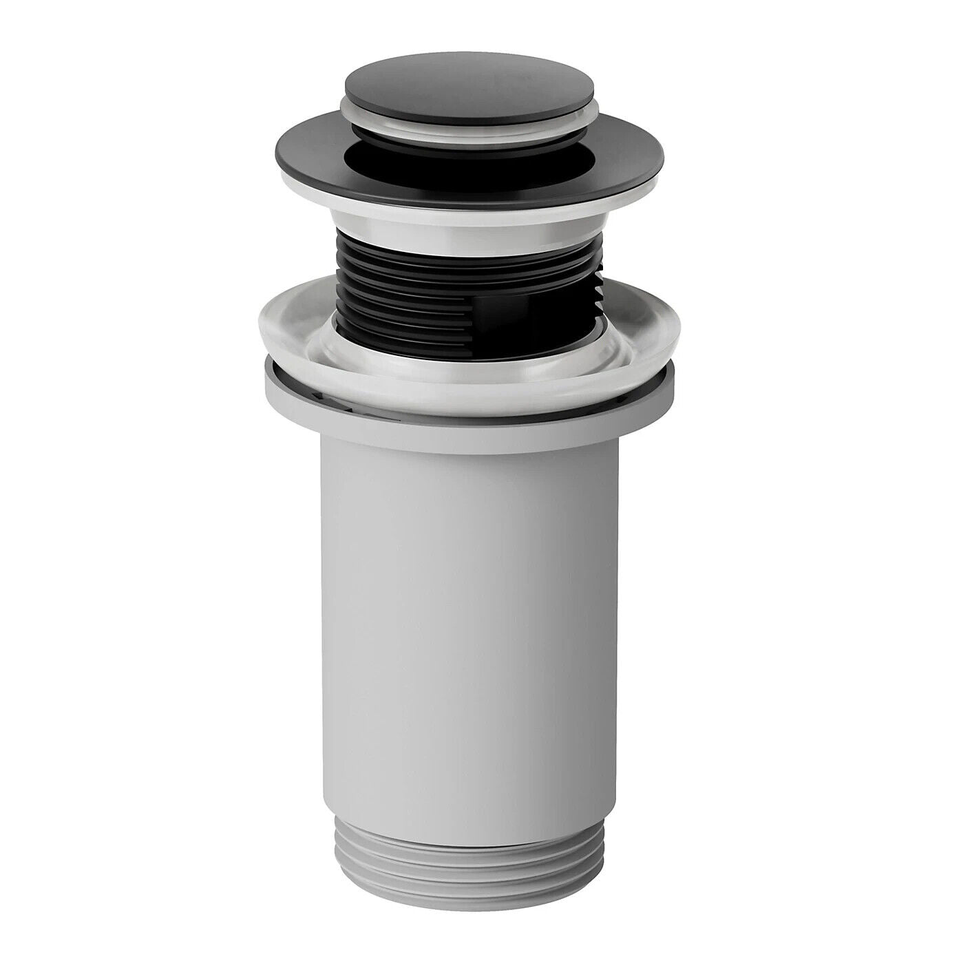 GoodHome Kariya Matt Black Basin Mixer Tap