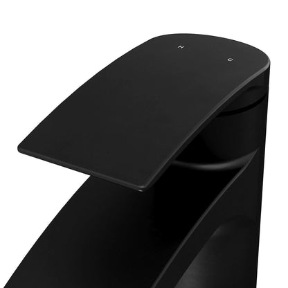 GoodHome Kariya Matt Black Basin Mixer Tap