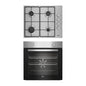 Beko QBSE223SX Built-in Multifunction Oven & Gas Hob Pack - Stainless Steel