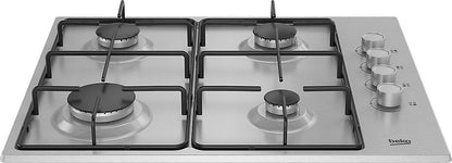 Beko QBSE223SX Built-in Multifunction Oven & Gas Hob Pack - Stainless Steel