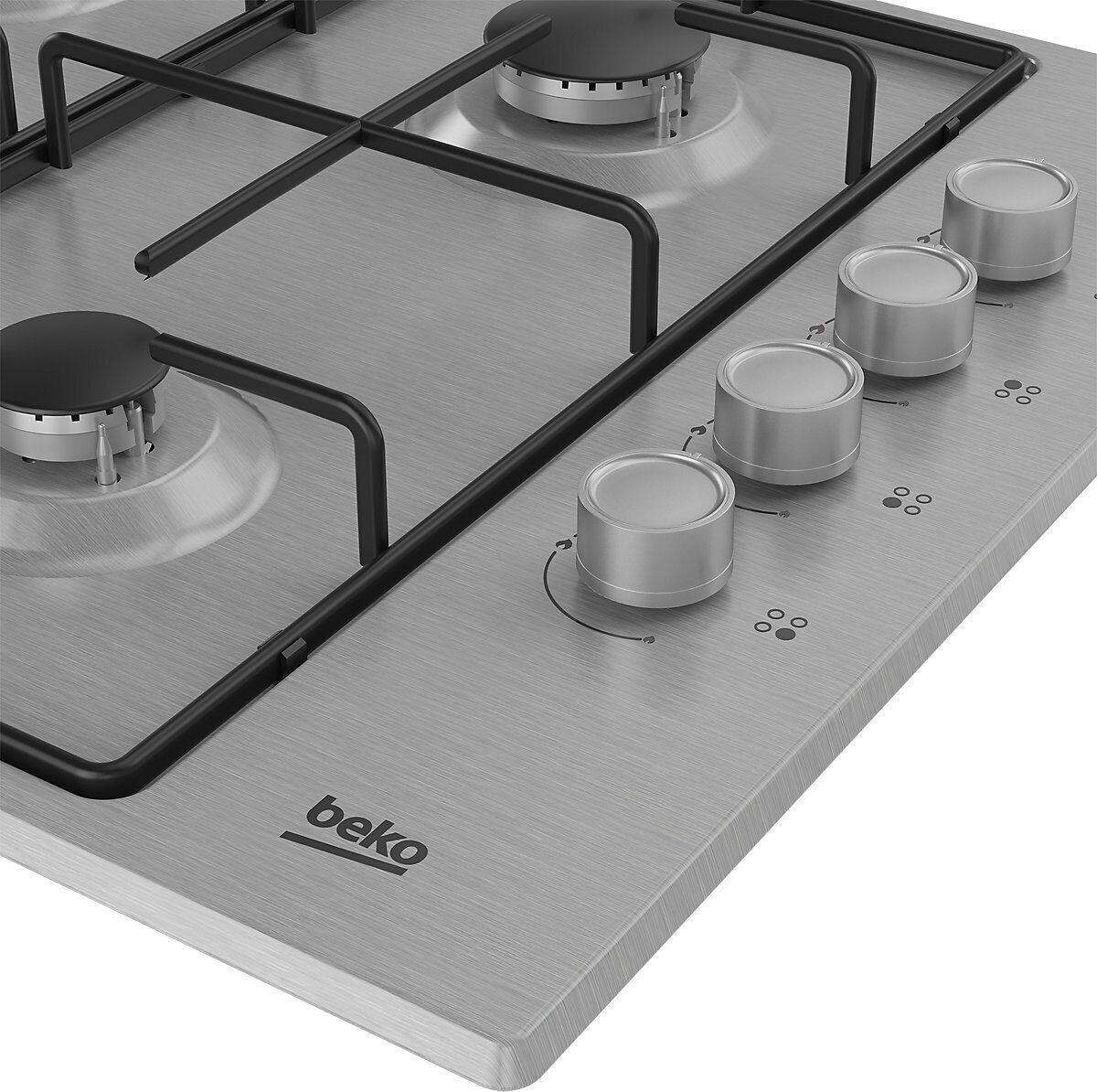 Beko QBSE223SX Built-in Multifunction Oven & Gas Hob Pack - Stainless Steel