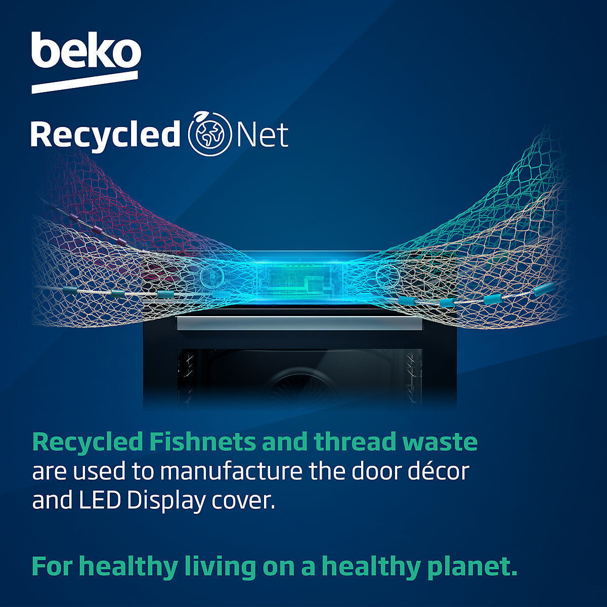 Beko QBSE223SX Built-in Multifunction Oven & Gas Hob Pack - Stainless Steel