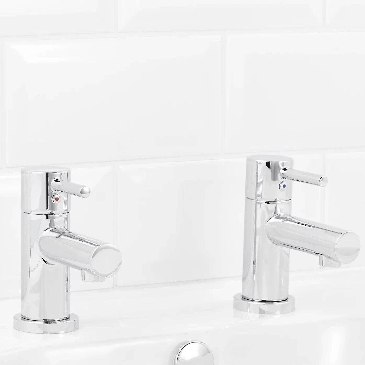 GoodHome Lazu Contemporary Basin Pillar Tap