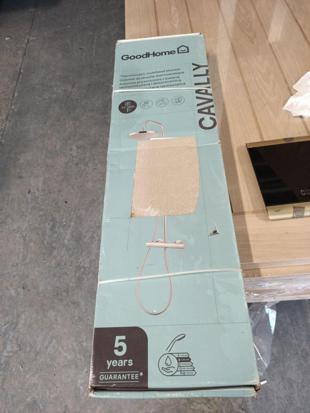 GoodHome Cavally Wall-mounted Diverter Shower