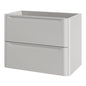 GoodHome Nevado Standard Matt Grey Bathroom Vanity Unit (H) 600mm (W) 800mm