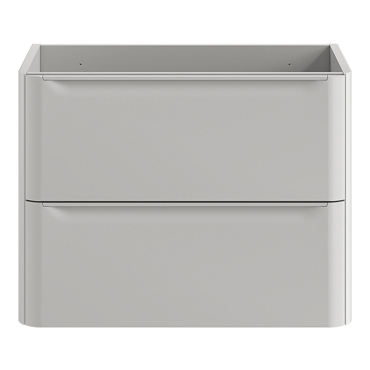 GoodHome Nevado Standard Matt Grey Bathroom Vanity Unit (H) 600mm (W) 800mm