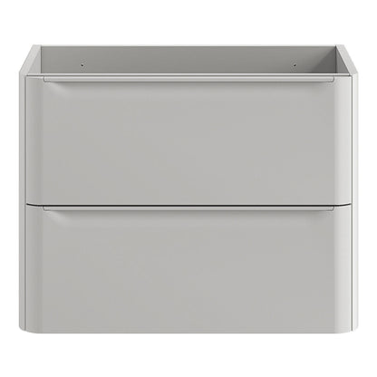 GoodHome Nevado Standard Matt Grey Bathroom Vanity Unit (H) 600mm (W) 800mm