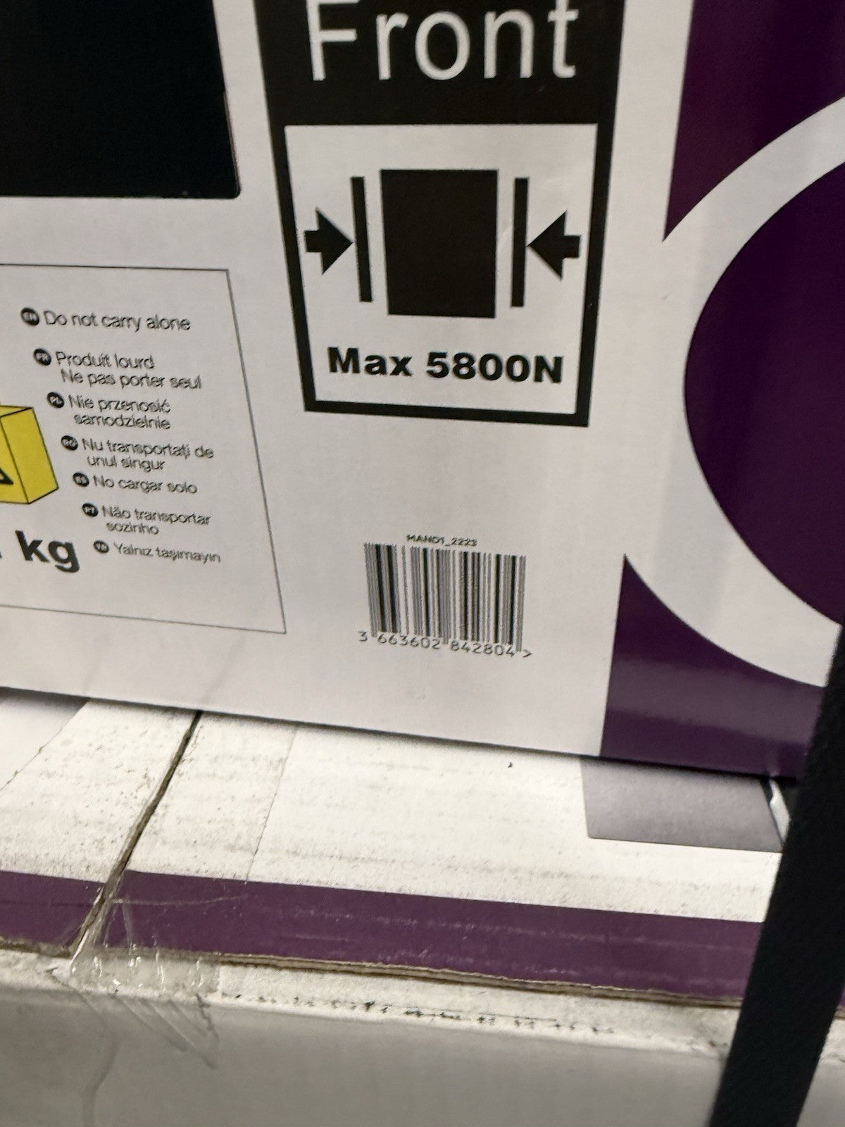 Cooke & Lewis CLFSB60 Built-in Single Fan Oven - Black