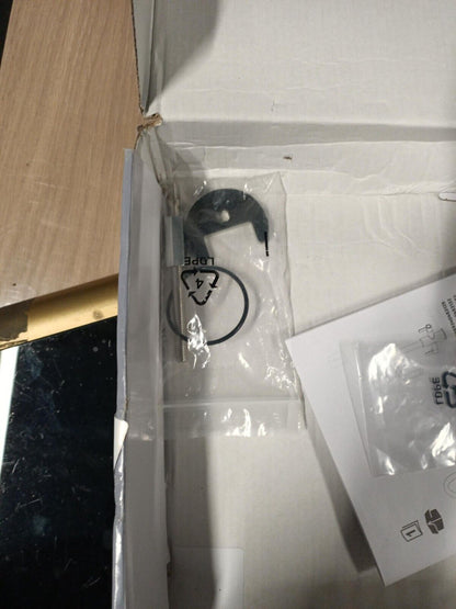 GoodHome Morita Stainless steel effect Kitchen Top lever Tap