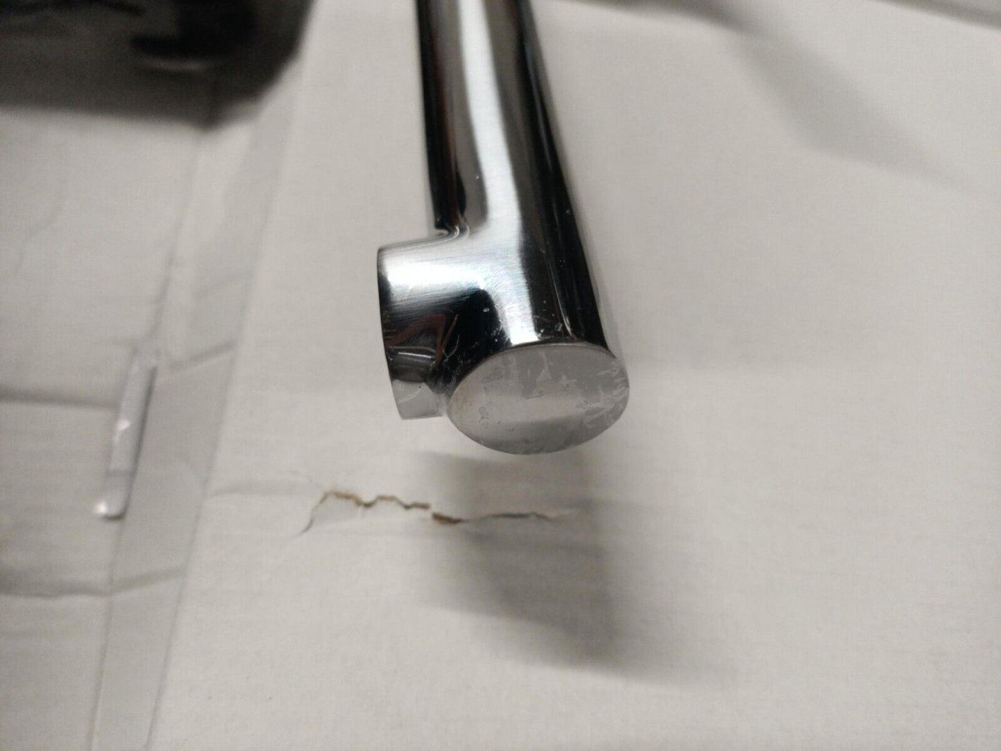 GoodHome Morita Stainless steel effect Kitchen Top lever Tap