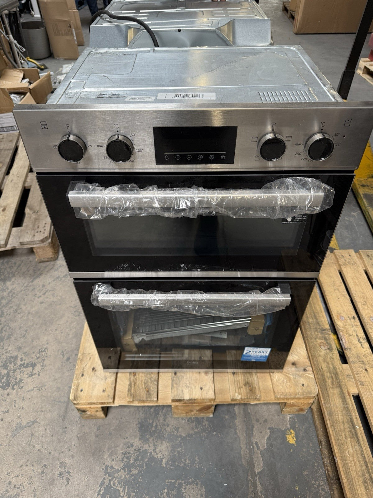 Beko BBDQF22300X Built-in Double Oven - Stainless Steel Effect RRP £455