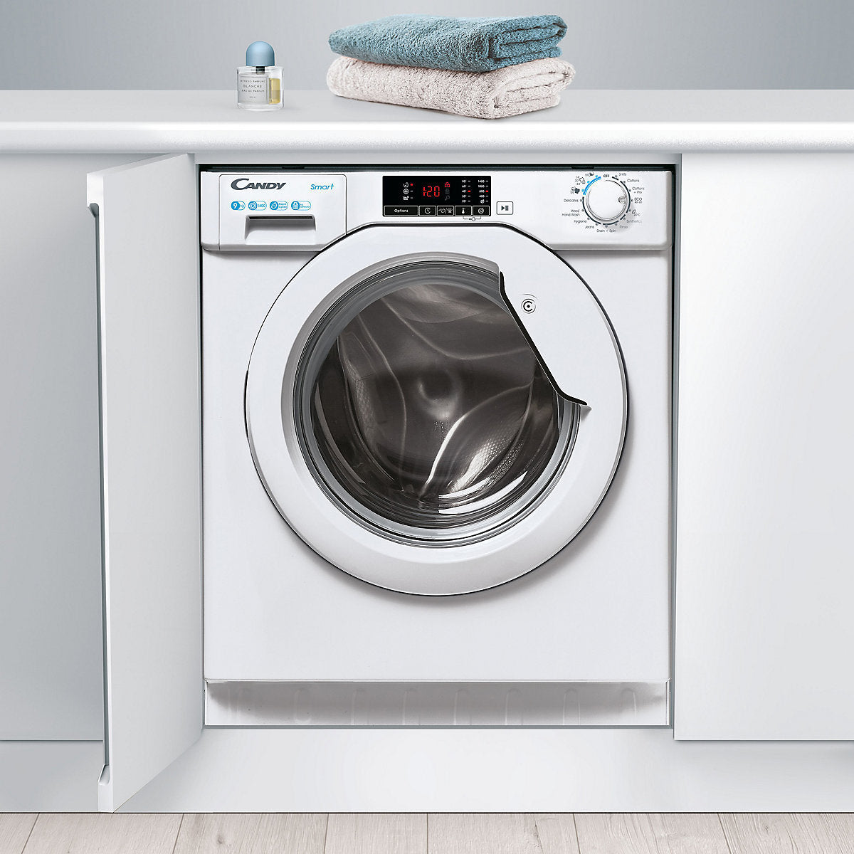 Candy CBW 49D1W4-80 9kg Built-in 1400rpm Washing Machine - White