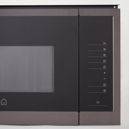 GoodHome Bamia GHMO25UK 25L Built-in Microwave - Brushed Black