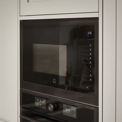 GoodHome Bamia GHMO25UK 25L Built-in Microwave - Brushed Black