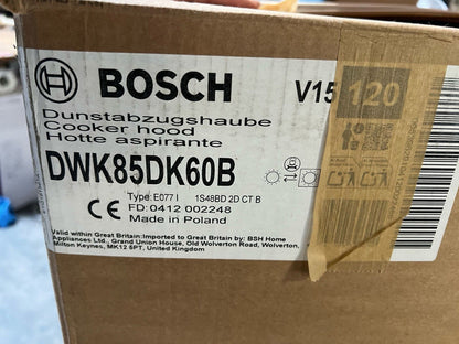 BOSCH Series 2 DWK85DK60B Angled Chimney Cooker Hood - Black