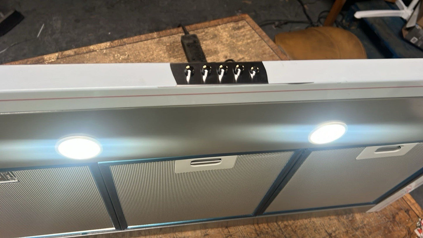 Leisure H92PX Stainless Steel Chimney Cooker Hood, (W)90cm