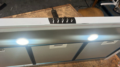 Leisure H92PX Stainless Steel Chimney Cooker Hood, (W)90cm