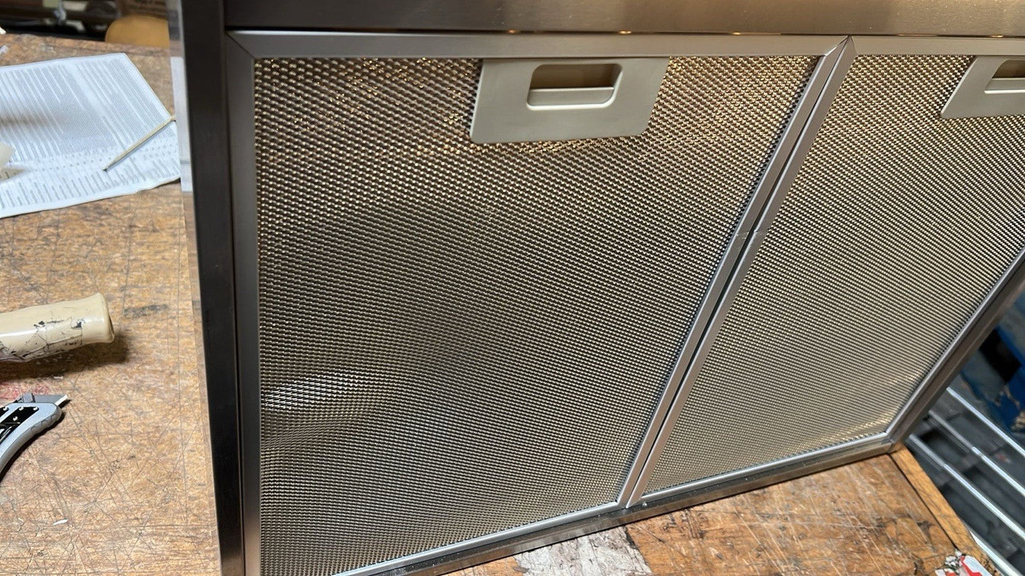 GoodHome AirSensor GHBH60ASBL Glass Box Cooker Hood (W)60cm - Stainless Steel