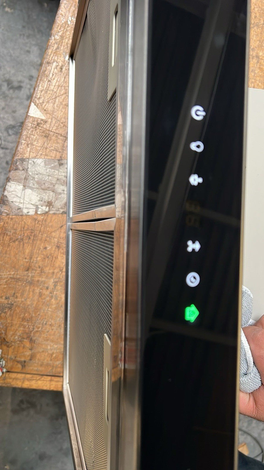 GoodHome AirSensor GHBH60ASBL Glass Box Cooker Hood (W)60cm - Stainless Steel