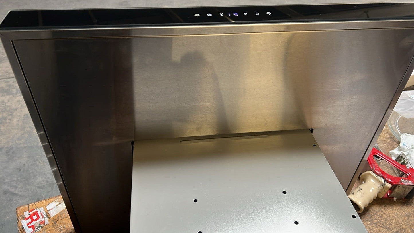 GoodHome AirSensor GHBH60ASBL Glass Box Cooker Hood (W)60cm - Stainless Steel