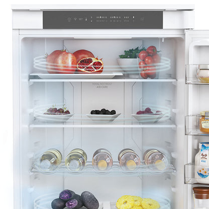 HOOVER HFTNF5518EW Integrated 70/30 Fridge Freezer - Sliding Hinge