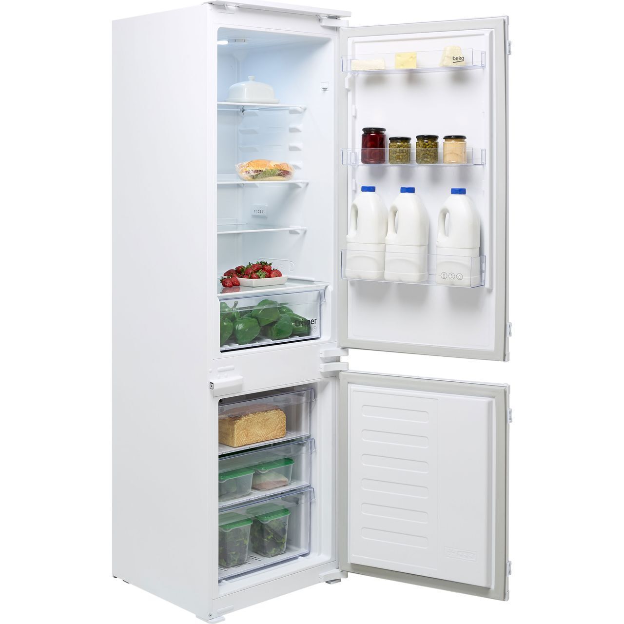 Beko BCFD473 70:30 Integrated Frost Free Fridge Freezer RRP £441