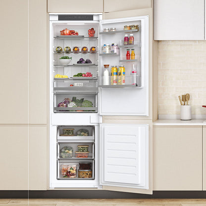 HOOVER HFTNF5518EW Integrated 70/30 Fridge Freezer - Sliding Hinge (Damaged)