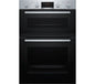 Bosch MHA133BR0B Built-in Double Oven - Stainless Steel Effect