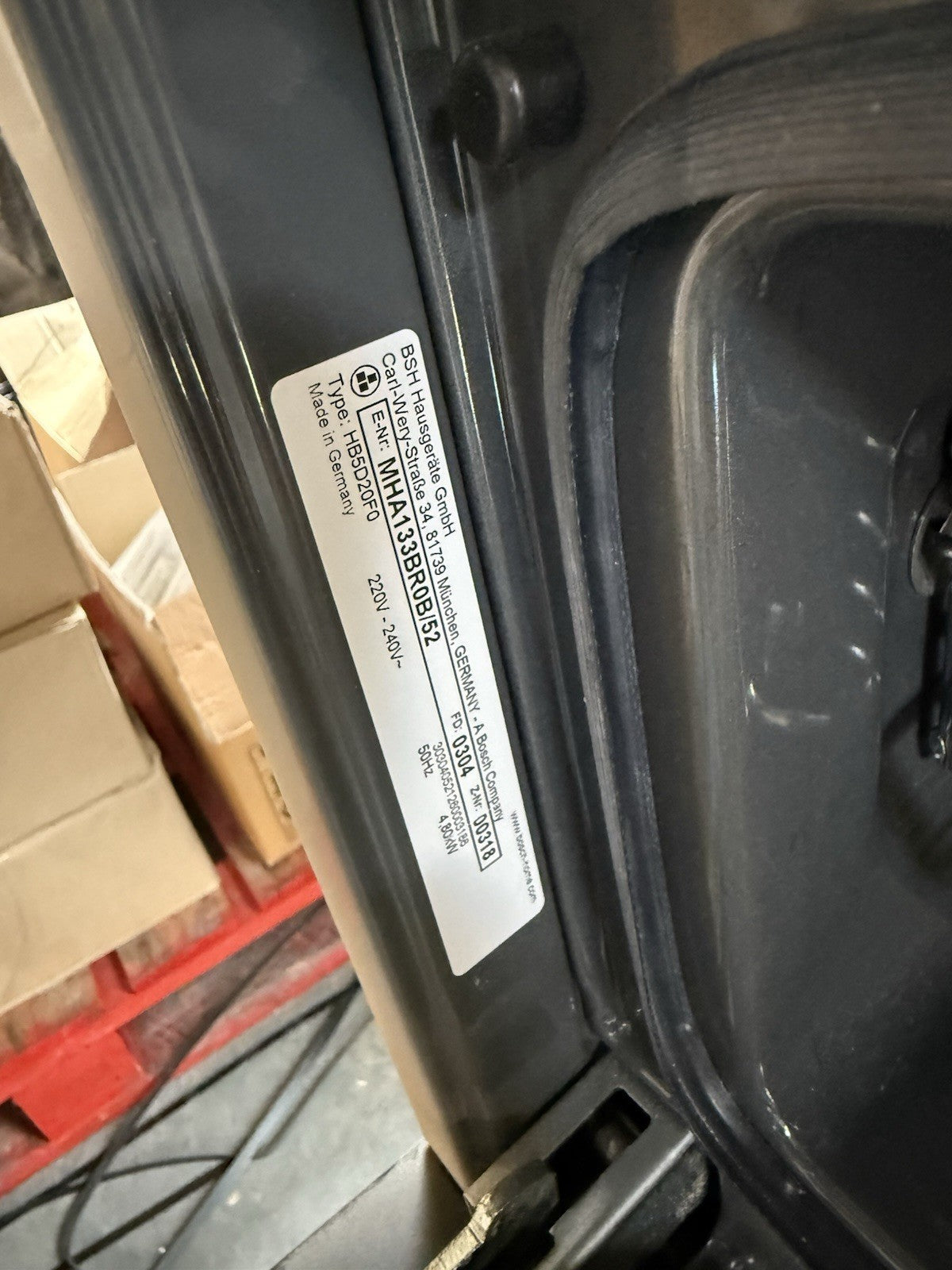 Bosch MHA133BR0B Built-in Double Oven - Stainless Steel Effect