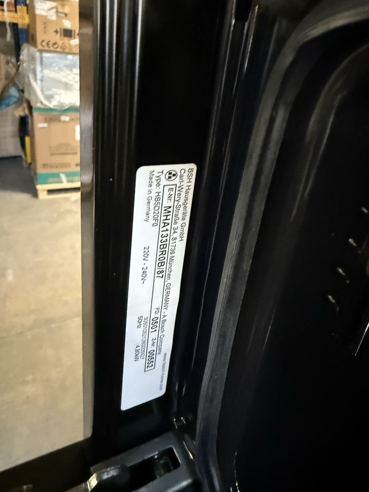 Bosch MHA133BR0B Built-in Double Oven - Stainless Steel Effect