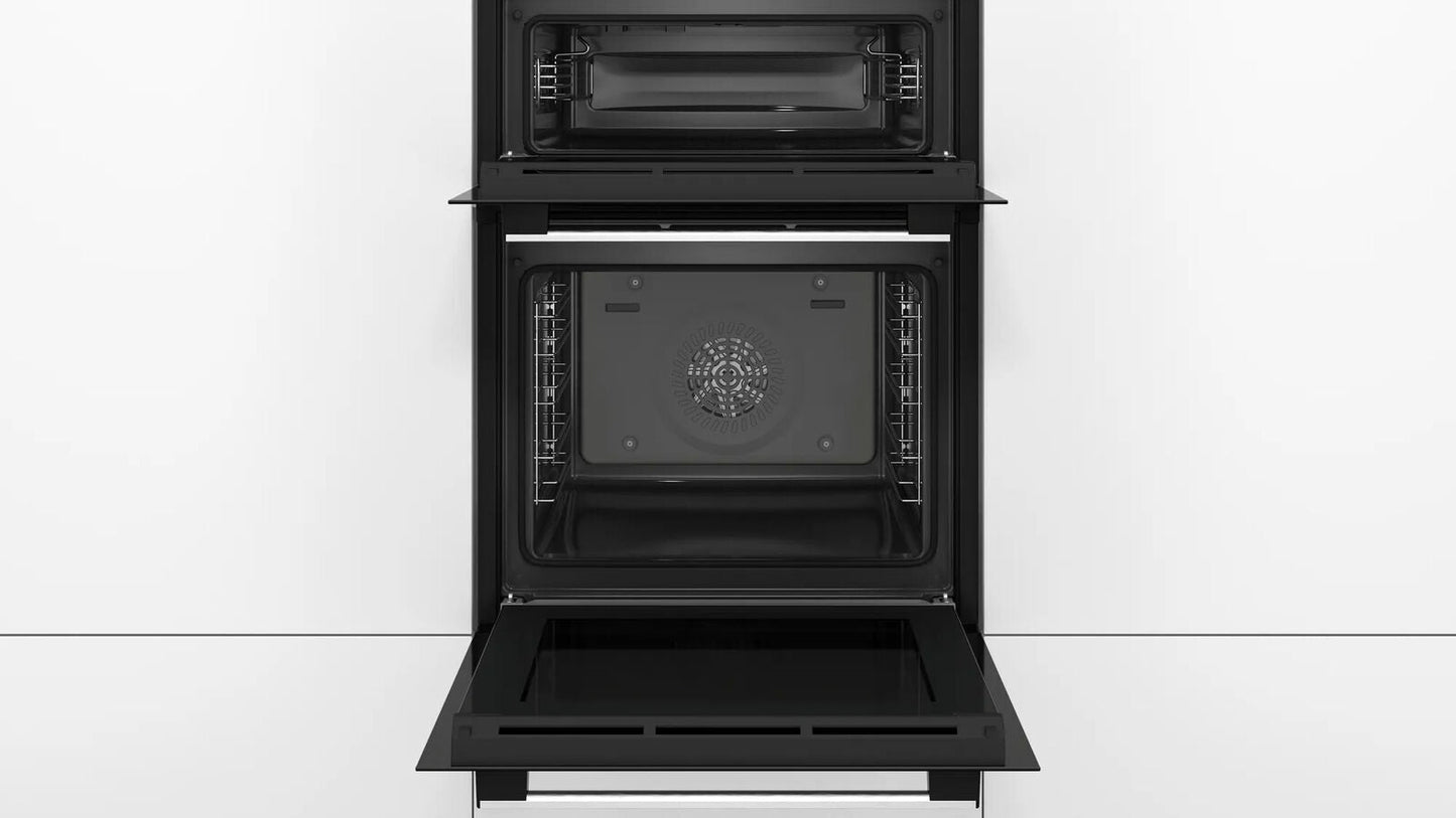 Bosch MHA133BR0B Built-in Double Oven - Stainless Steel Effect