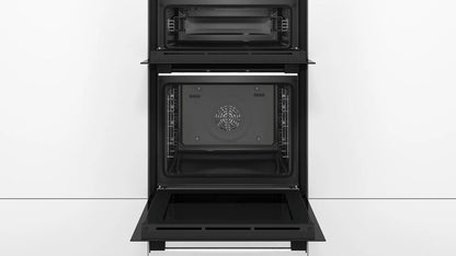 Bosch MHA133BR0B Built-in Double Oven - Stainless Steel Effect