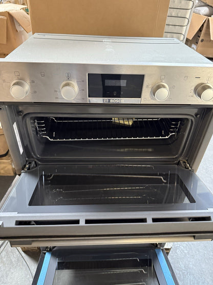 Bosch MHA133BR0B Built-in Double Oven - Stainless Steel Effect