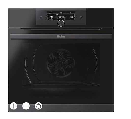 Haier Series 4 HWO60SM5F8BH Built-in Pyrolytic Single Pyrolytic Oven RRP £539